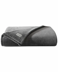 Hot Sale ⌛ Eddie Bauer Ultra Soft Plush Solid Ultra Soft Plush Flannel-Blanket Home Blankets & Throws ⌛