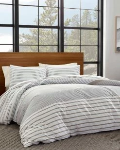 New 😉 Eddie Bauer Cooper Stripe Duvet Cover Set Home Duvet Inserts & Duvets 🧨