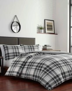 Best deal 🥰 Eddie Bauer Coal Creek Plaid Comforter Set Home Comforters & Quilts 🎉