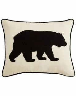Outlet 🌟 Eddie Bauer Bear Canvas Breakfast Pillow Cover Home Decorative Pillows 🛒