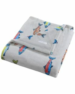 Top 10 🎁 Eddie Bauer Kids Fish Lake Flannel Fleece Reversible Throw Blanket Bedding 🎉