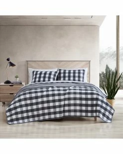 Best Pirce ⌛ Eddie Bauer Lakehouse Plaid Reversible Quilt Set Home Comforters & Quilts 🎉