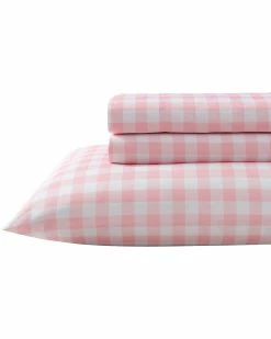 Discount 😉 Eddie Bauer Kids Poppy Plaid Ultra Soft Sheet Set Bedding 🛒