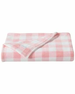 Flash Sale 🎉 Eddie Bauer Kids Poppy Plaid Flannel Fleece Blanket Bedding 🔔