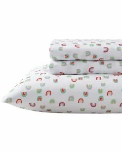 Best deal 🎁 Eddie Bauer Kids Sunnyvale Rainbow Ultra Soft Sheet Set Bedding ⭐
