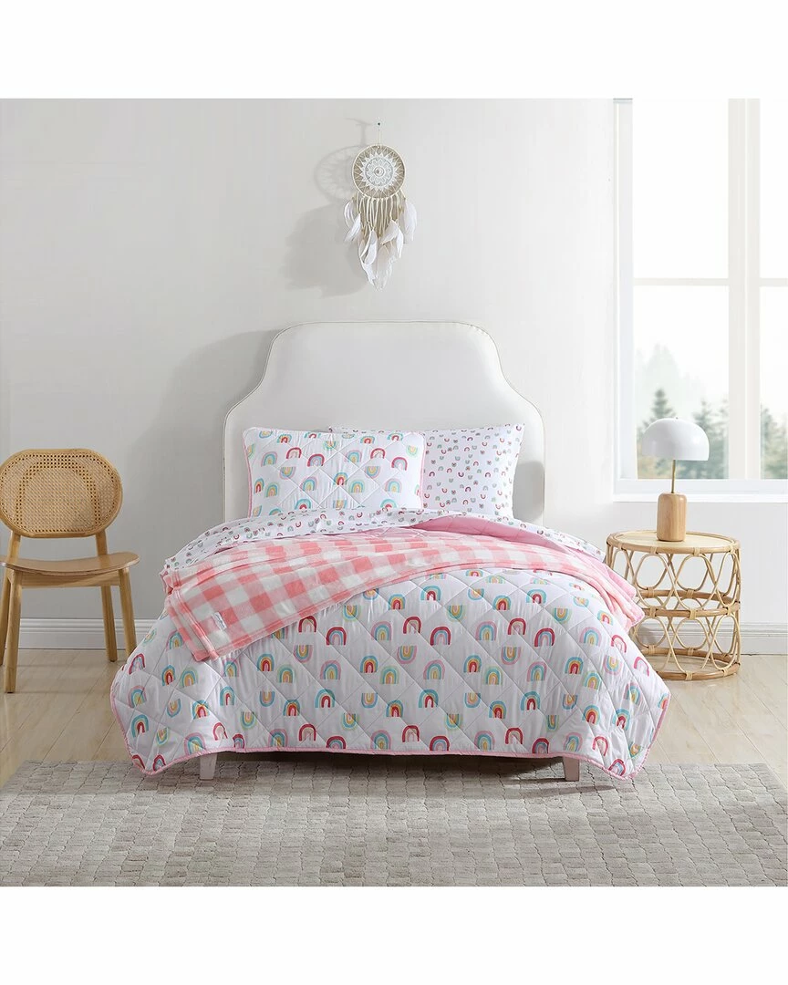 Outlet 🥰 Eddie Bauer Kids Sunnyvale Rainbow Lightweight Reversible Quilt Set Bedding 🥰 1 Outlet 🥰 Eddie Bauer Kids Sunnyvale Rainbow Lightweight Reversible Quilt Set Bedding 🥰