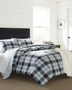 Flash Sale ⌛ Eddie Bauer Lewis Plaid Cotton Comforter Set Home Comforters & Quilts 🎁