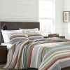 Cheap 🤩 Eddie Bauer Salmon Ladder Stripe Quilt Set Home Comforters & Quilts 🤩