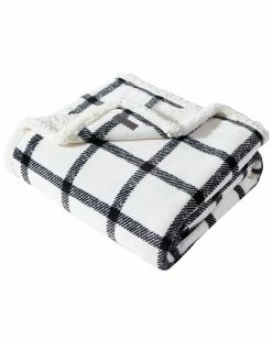 Brand new 🧨 Eddie Bauer Bunkhouse Plaid Ultra Soft Plush Fleece Reversible Throw Blanket Home Blankets & Throws 🔔