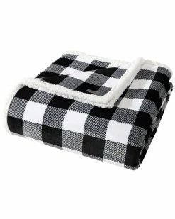Budget 🧨 Eddie Bauer Cabin Plaid Ultra Soft Plush Fleece Blanket Home Blankets & Throws 🔔