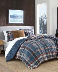 Brand new 👏 Eddie Bauer Shasta Lake Navy Micro Suede Comforter Set Home Comforters & Quilts 🛒