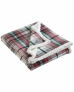 Budget ✔️ Eddie Bauer Montlake Plaid 100% Cotton Flannel-Reversible Throw Blanket Home Blankets & Throws 🤩