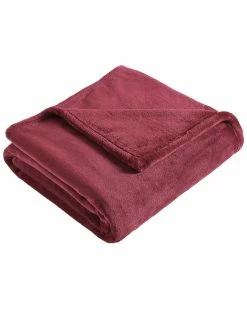 Brand new 🔥 Eddie Bauer Ultra Lux Plush Solid Plush-Reversible Throw Blanket Home Blankets & Throws 💯