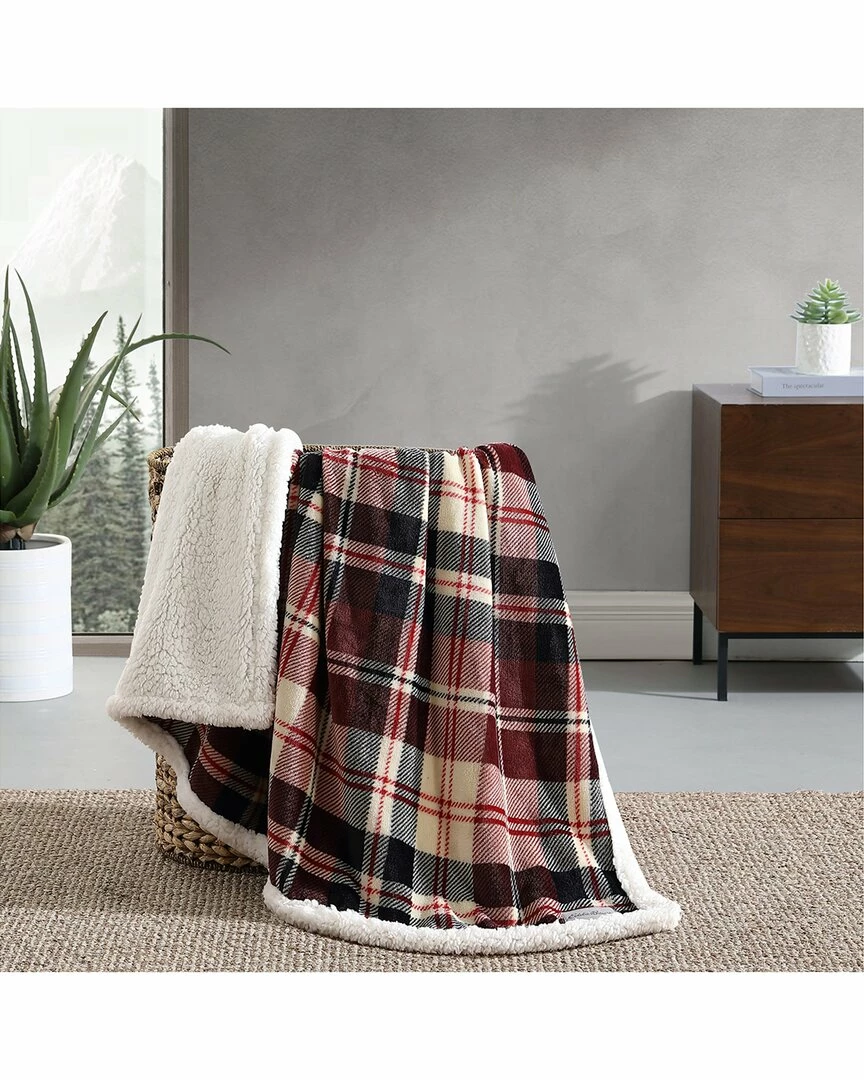 Budget 🛒 Eddie Bauer Trailhead Plaid Ultra Soft Plush Fleece-Reversible Throw Blanket Home Blankets & Throws ✔️ 2 Budget 🛒 Eddie Bauer Trailhead Plaid Ultra Soft Plush Fleece-Reversible Throw Blanket Home Blankets & Throws ✔️ - Image 2