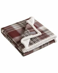 Best Pirce ✔️ Eddie Bauer Twin Lakes 100% Cotton Flannel-Reversible Throw Blanket Home Blankets & Throws 🔥