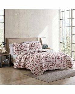 Promo 💯 Eddie Bauer Arrowhead 100% Cotton Reversible Quilt Set Home Comforters & Quilts 💯