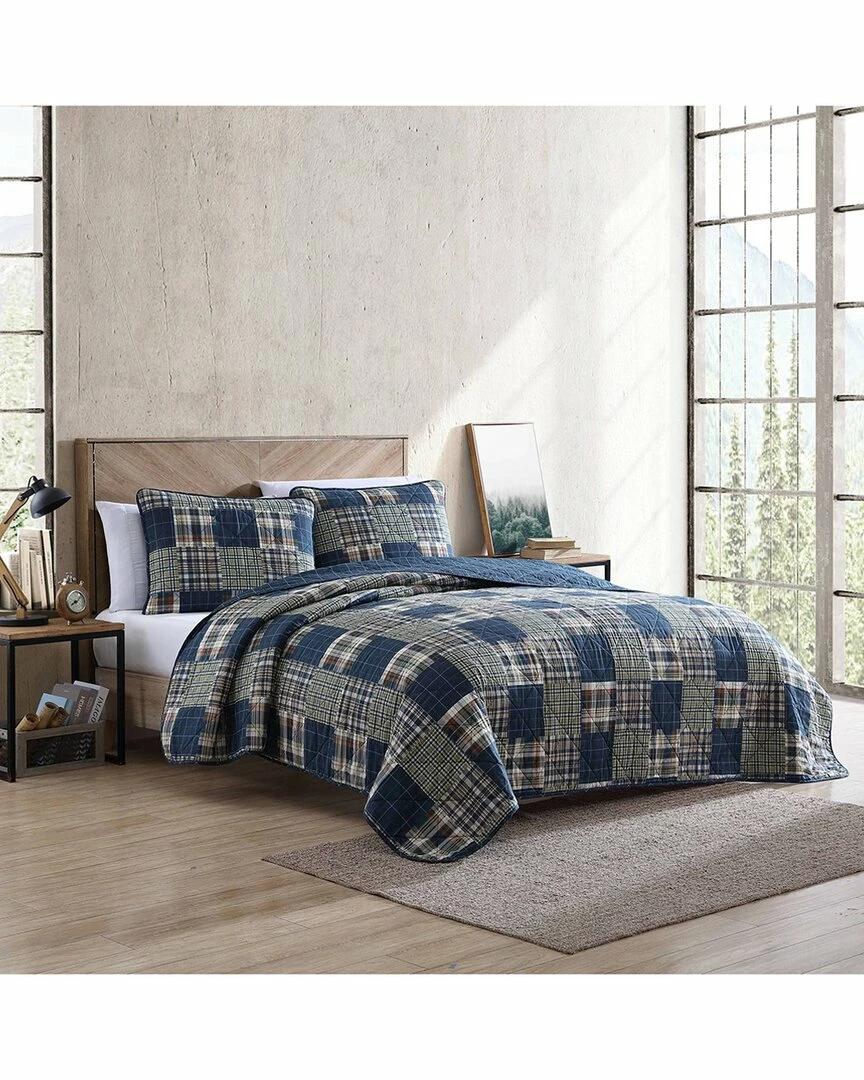 Promo ⌛ Eddie Bauer Madroplaid 100% Cotton Reversible Quilt Set Home Comforters & Quilts ⌛ 1 Promo ⌛ Eddie Bauer Madroplaid 100% Cotton Reversible Quilt Set Home Comforters & Quilts ⌛