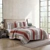 Coupon 🔔 Eddie Bauer Fairview 100% Cotton Reversible Quilt Set Home Comforters & Quilts 💯
