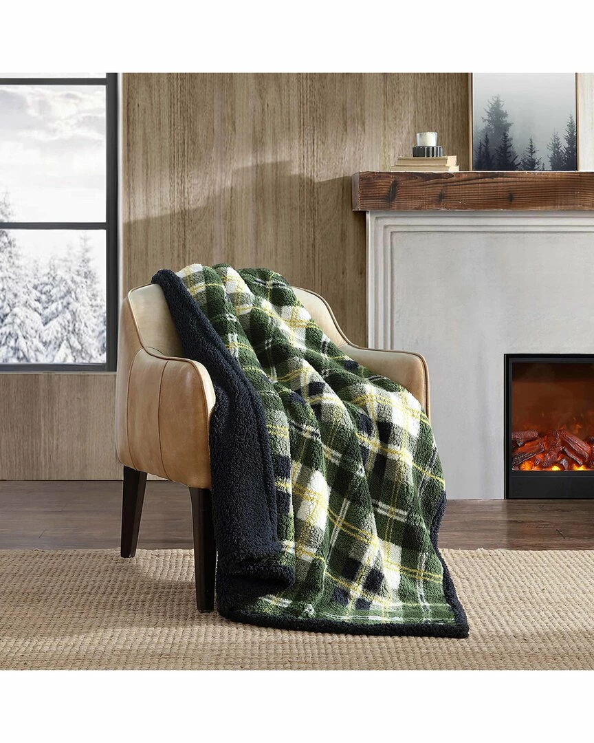 Brand new 😉 Eddie Bauer Trailhead Plaid Sherpa-Reversible Throw Blanket Home Blankets & Throws ❤️ 2 Brand new 😉 Eddie Bauer Trailhead Plaid Sherpa-Reversible Throw Blanket Home Blankets & Throws ❤️ - Image 2