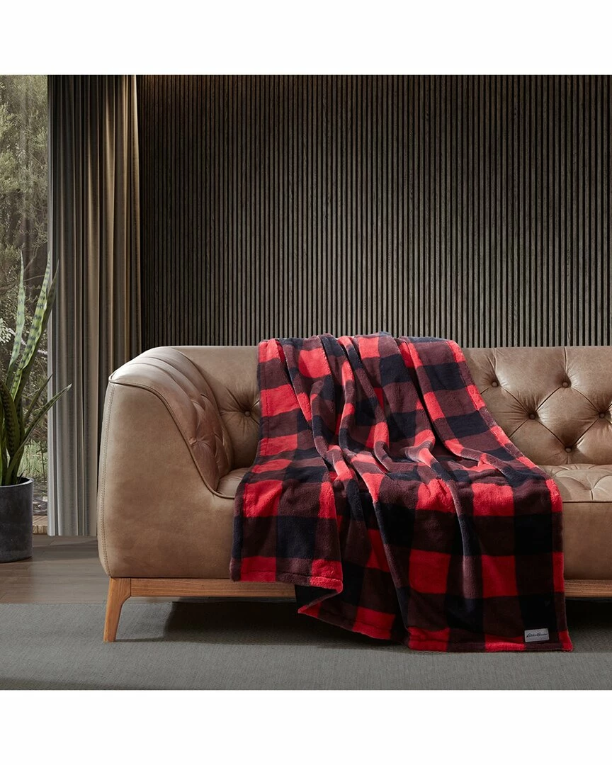 Wholesale โญ Eddie Bauer Cabin Plaid Fur Like-Reversible Throw Blanket Home Blankets & Throws ๐งจ 2 Wholesale โญ Eddie Bauer Cabin Plaid Fur Like-Reversible Throw Blanket Home Blankets & Throws ๐งจ - Image 2
