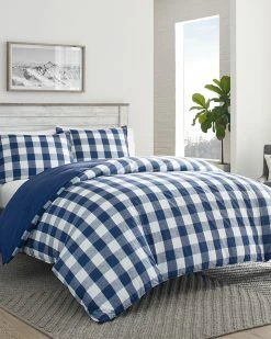 Best Sale 🤩 Eddie Bauer Lakehouse Plaid Blue Duvet Cover Set Home Duvet Inserts & Duvets ⌛