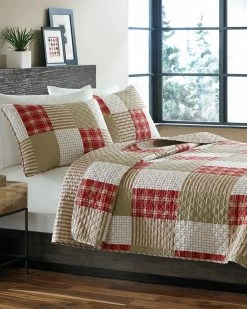 Best Sale 🌟 Eddie Bauer Camano Island Quilt Set Home Comforters & Quilts 🤩