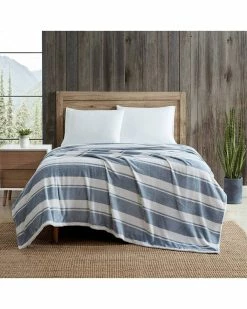 Wholesale ⌛ Eddie Bauer Stones Throw Stripe Pebble Blanket Home Blankets & Throws 🌟