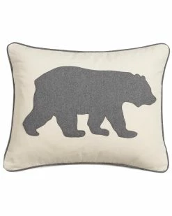 New 😍 Eddie Bauer Gray Bear Decorative Pillow Home Decorative Pillows 🎉