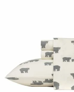 Top 10 🌟 Eddie Bauer Bear Family Flannel Sheet Set Home Sheets 🌟