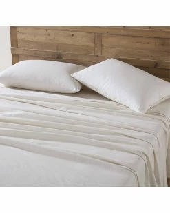 Best deal ❤️ Eddie Bauer Solid 100% Cotton Flannel Sheet Set Home Sheets 💯