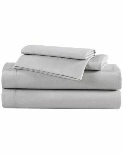 Best Sale 🥰 Eddie Bauer Solid 100% Cotton Flannel Sheet Set Home Sheets 👏