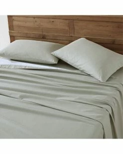 Cheapest ⌛ Eddie Bauer Solid 100% Cotton Flannel Sheet Set Home Sheets ✔️
