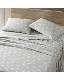 Buy 🧨 Eddie Bauer Elk Grove 100% Cotton Flannel Sheet Set Home Sheets 🛒