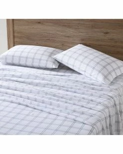 Wholesale 😍 Eddie Bauer Westridge Plaid 100% Cotton Flannel Sheet Set Home Sheets ⭐