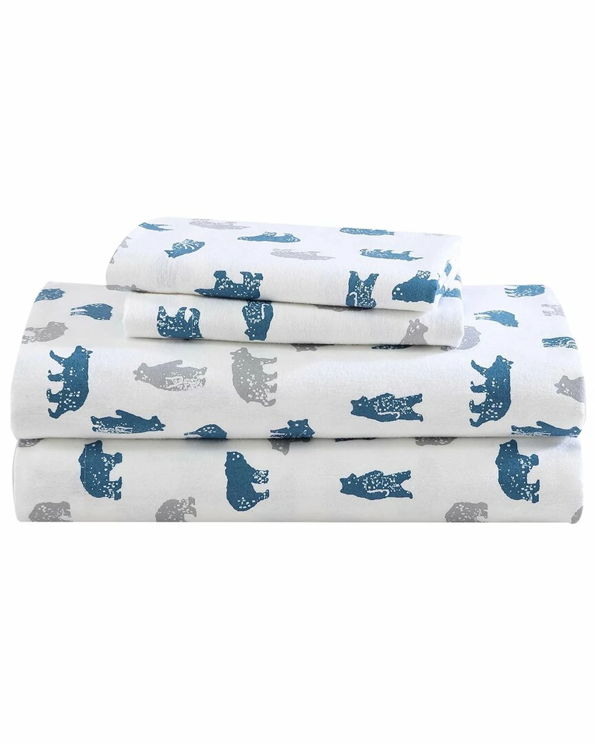 Outlet โค๏ธ Eddie Bauer Bear Mountain 100% Cotton Flannel Sheet Set Home Sheets ๐ 1 Outlet โค๏ธ Eddie Bauer Bear Mountain 100% Cotton Flannel Sheet Set Home Sheets ๐
