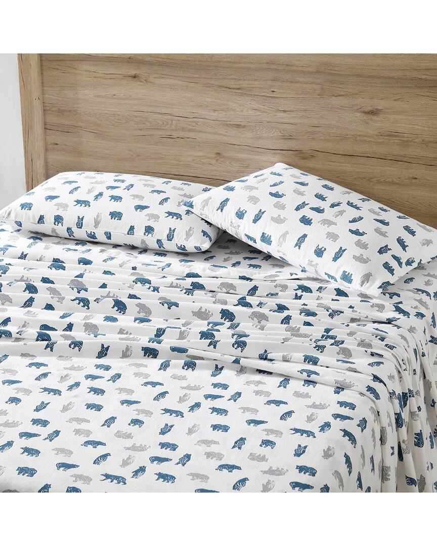 Outlet โค๏ธ Eddie Bauer Bear Mountain 100% Cotton Flannel Sheet Set Home Sheets ๐ 2 Outlet โค๏ธ Eddie Bauer Bear Mountain 100% Cotton Flannel Sheet Set Home Sheets ๐ - Image 2