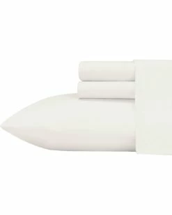 New ✔️ Eddie Bauer Jersey Knit Solid White Sheet Set Home Sheets 🔔