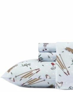 Deals 🤩 Eddie Bauer Snow Days Flannel Sheet Set Home Sheets 💯