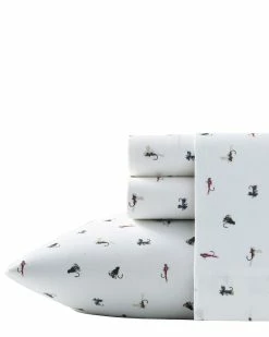 Deals 😀 Eddie Bauer Fishing Flies Sheet Set Home Sheets 🧨