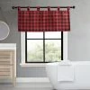Best deal 💯 Eddie Bauer Mountain Plaid Window Valance Home Curtains & Hardware ⌛