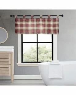 Best Sale 🔥 Eddie Bauer Edgewood Plaid Window Valance Home Curtains & Hardware ❤️