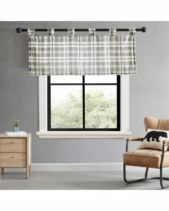 Buy 👏 Eddie Bauer Fall Creek Plaid Window Valance Home Curtains & Hardware 😉